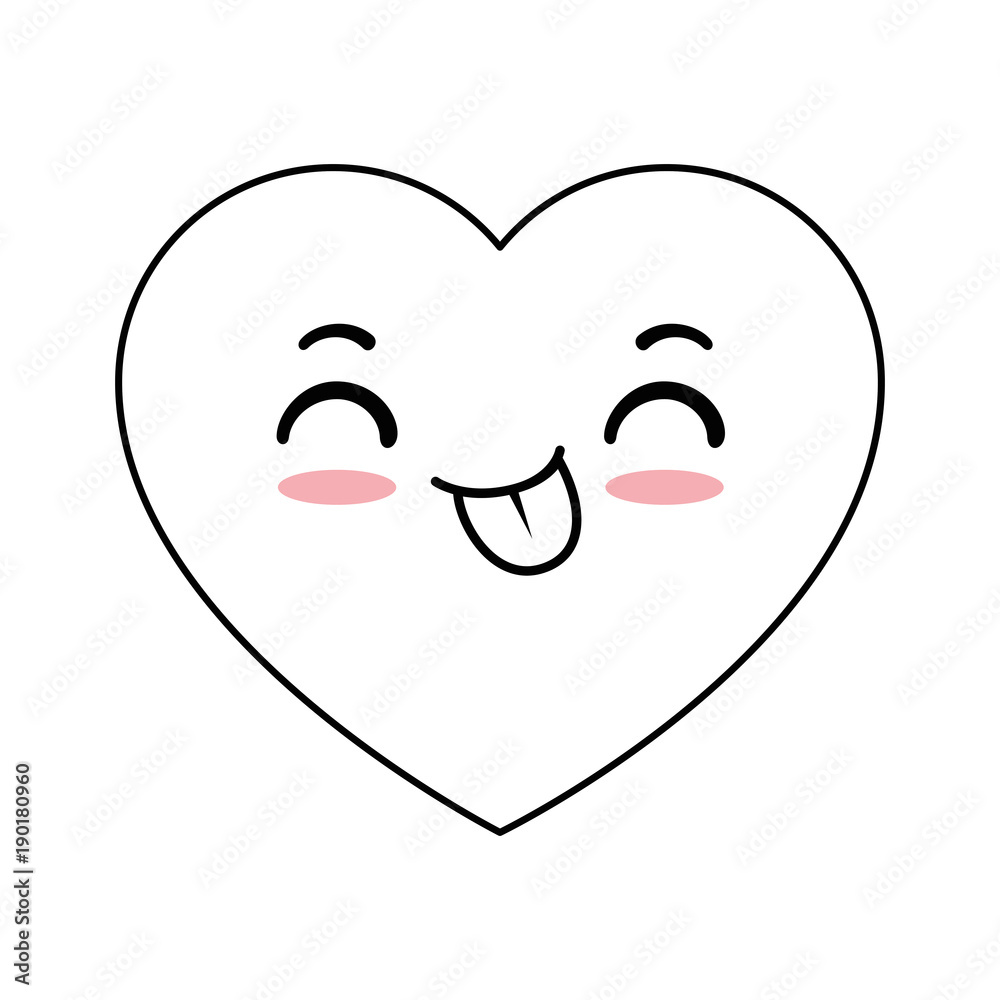 cute heart kawaii character kawaii character vector illustration design cute heart kawaii character kawaii character vector illustration design