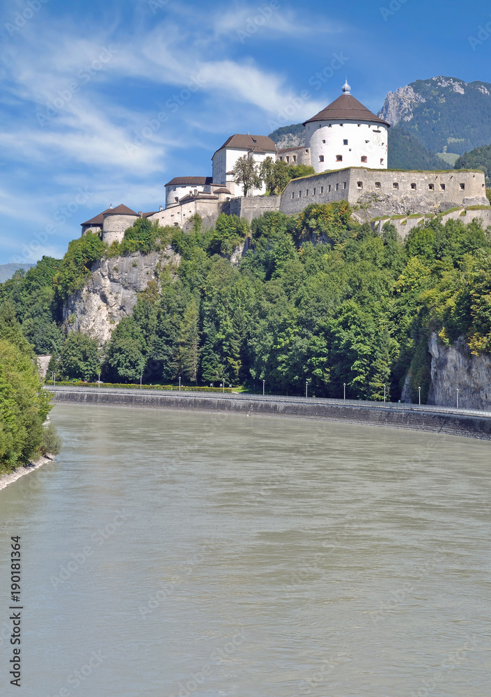 Blick auf die Festung von Kufstein am Inn,Tirol,Österreich