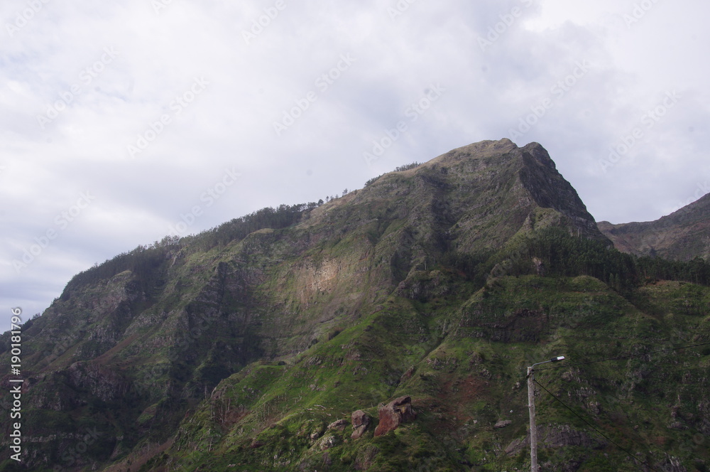 Mountain landscapes in Madeira