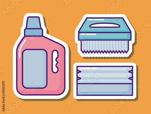 Cleaning supplies design