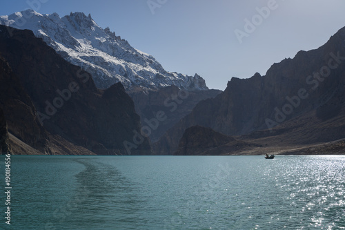 Beautiful Attabad lake in Hunza valley, Pakistan