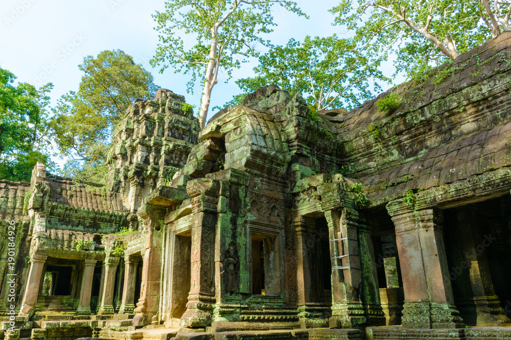 カンボジアの遺跡