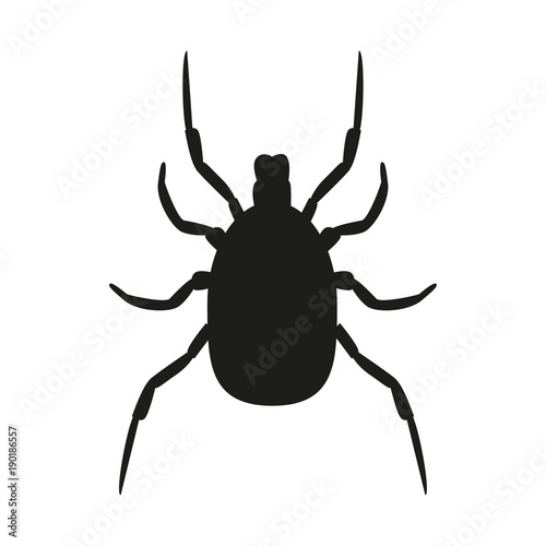 Mite. A dangerous insect. Caution. Encephalitis. Warnings. For your design. © dasha122007