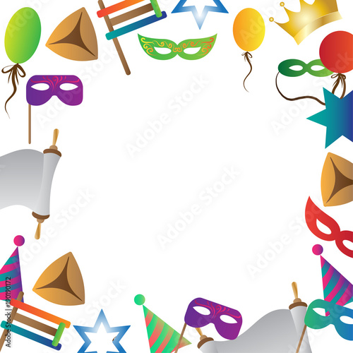 Hug Purim greeting card