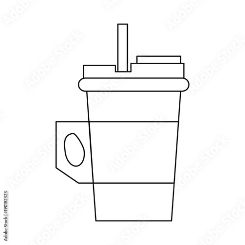 Coffee to go icon vector illustration graphic design
