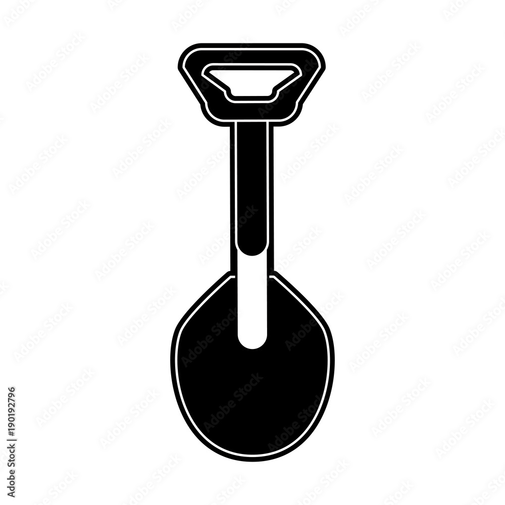 little shovel tool icon vector illustration graphic design little shovel tool icon vector illustration graphic design