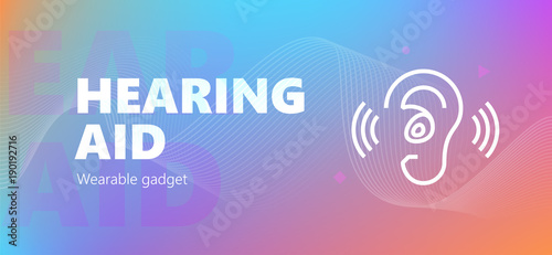 Hearing aid wearable emblem