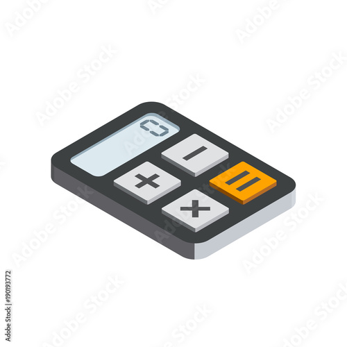 Obraz na płótnie Calculatrice w salonie