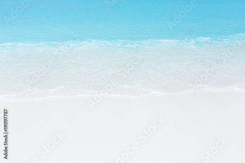 Panorama of beach and sea view © photopixel