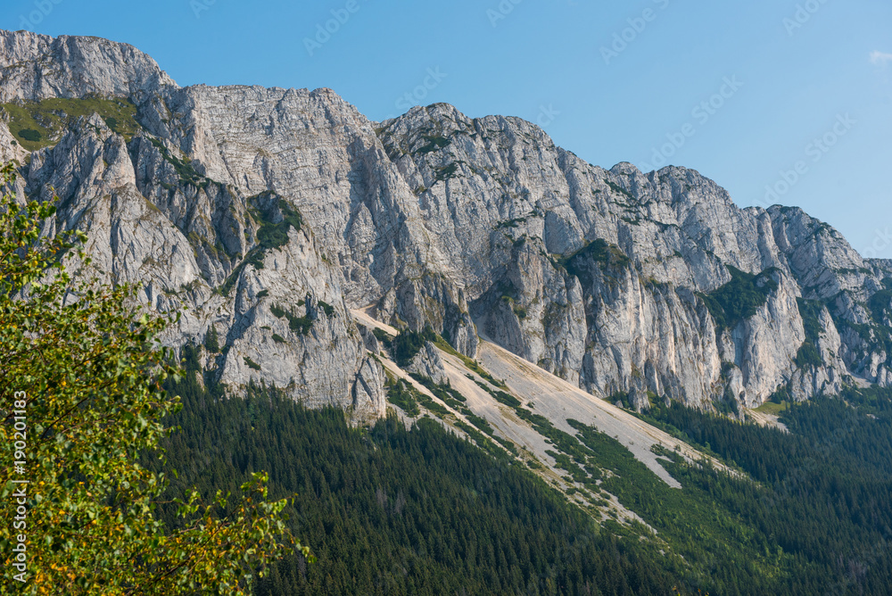 Limestone mountains. Southern Carpathians, Romania