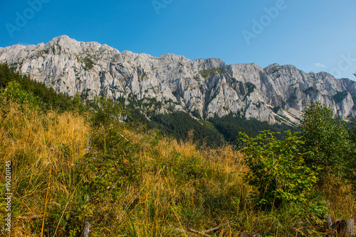 Limestone mountains. Southern Carpathians, Romania