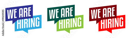 We are hiring