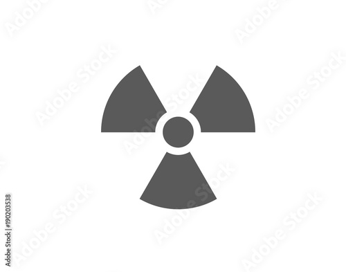 radiation, nuclear, danger, warning icon