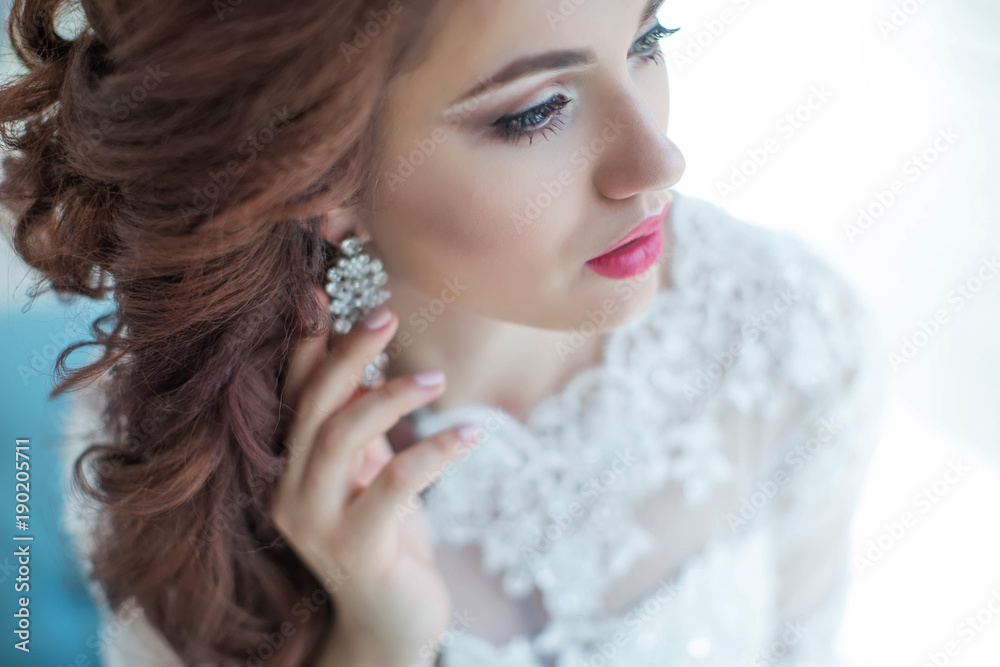 Obraz premium Beautiful bride woman 