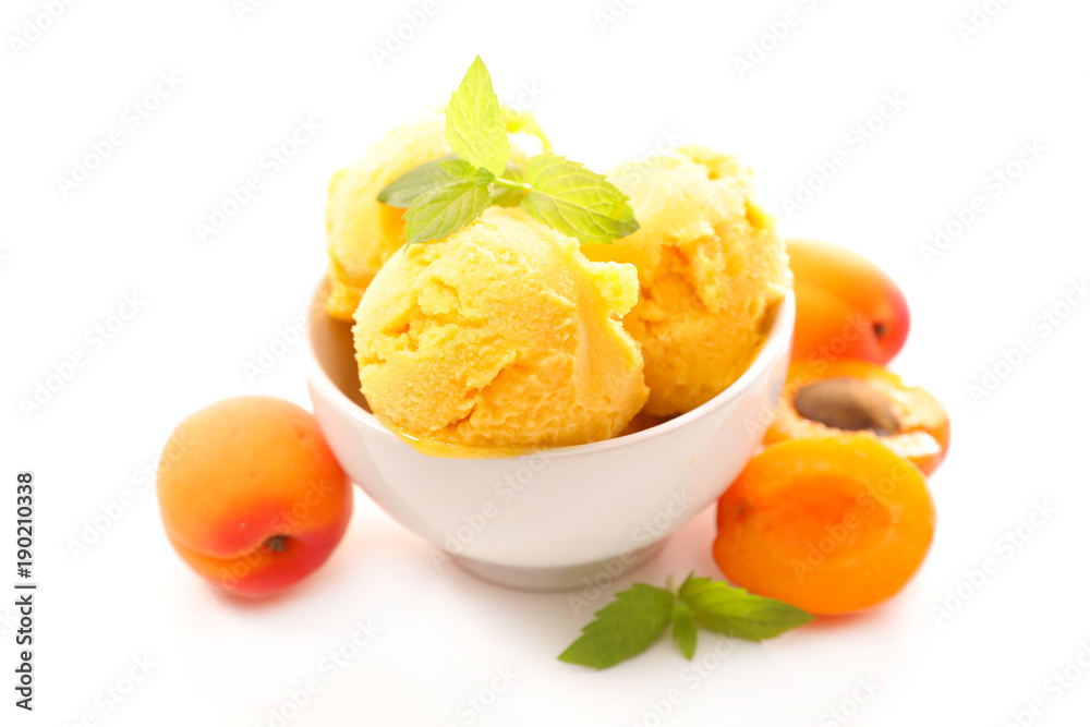 apricot ice cream apricot ice cream