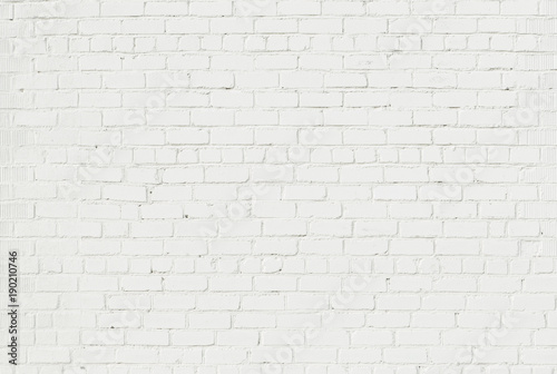 Abstract White Brick Wall Background
