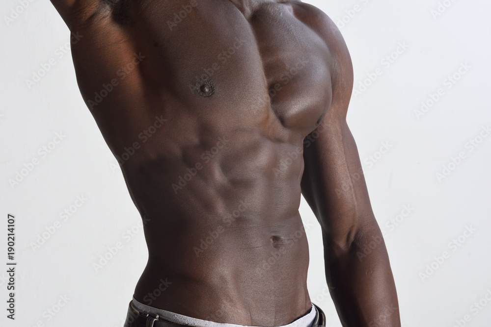 torso of african man