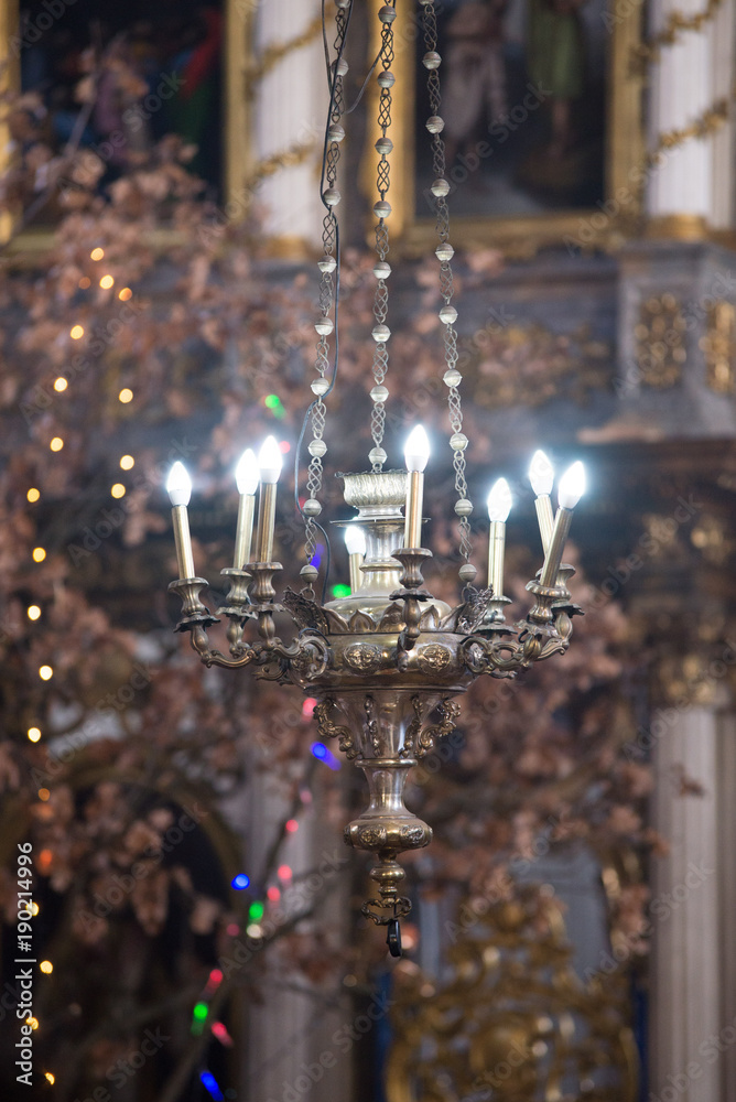orthodox church chandelier 	