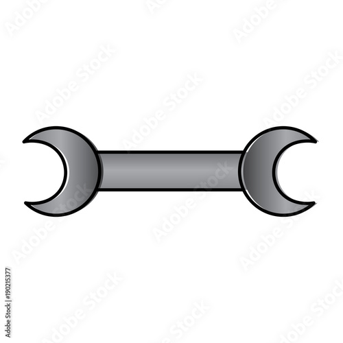 technology spanner tool support service vector illustration