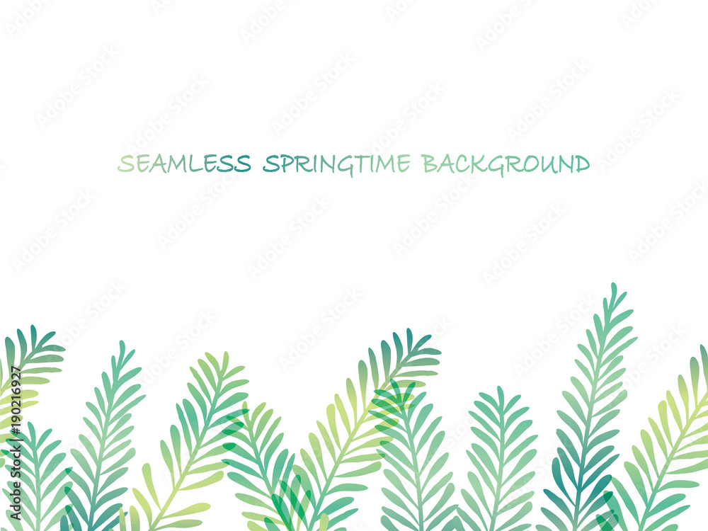 シームレスな春夏の背景イラスト Stock Vector Adobe Stock