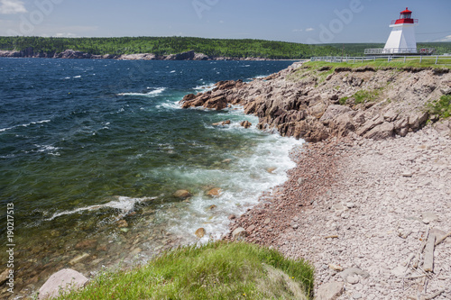 Neils Harbour Lighthouse in Nova Scotia photo