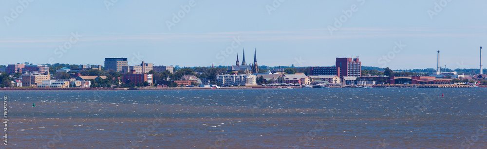 Fototapeta premium Panoramic view of Charlottetown