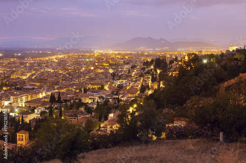 Panorama of Granada