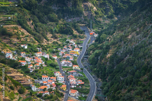 Serra de Agua. Mountain landscape, Madeira