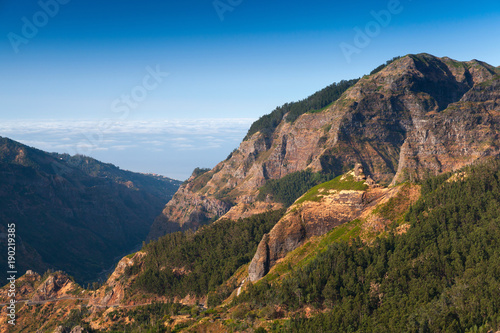 Serra de Agua. Mountain landscape of Madeira © evannovostro