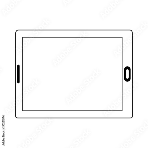 tablet device isolated icon vector illustration design