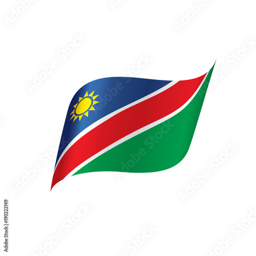 Free Download Namibia flag, vector illustration - GFXLoad