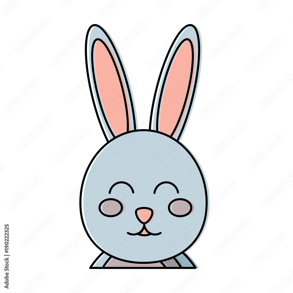 cute bunny portrait cartoon funny animal vector illustration cute bunny portrait cartoon funny animal vector illustration
