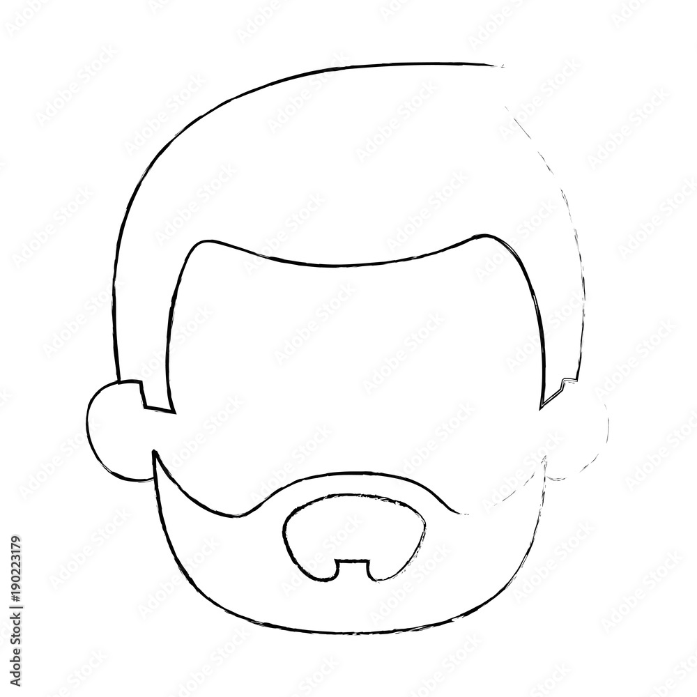 young man head avatar character vector illustration design young man head avatar character vector illustration design