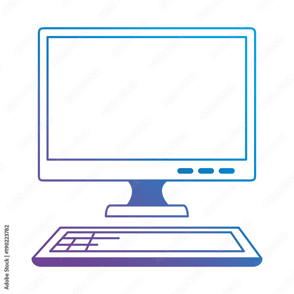 desktop computer isolated icon vector illustration design desktop computer isolated icon vector illustration design