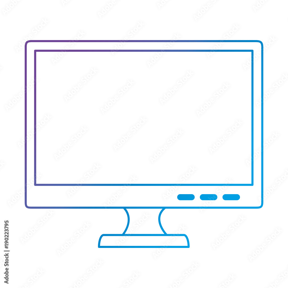 monitor computer isolated icon vector illustration design monitor computer isolated icon vector illustration design