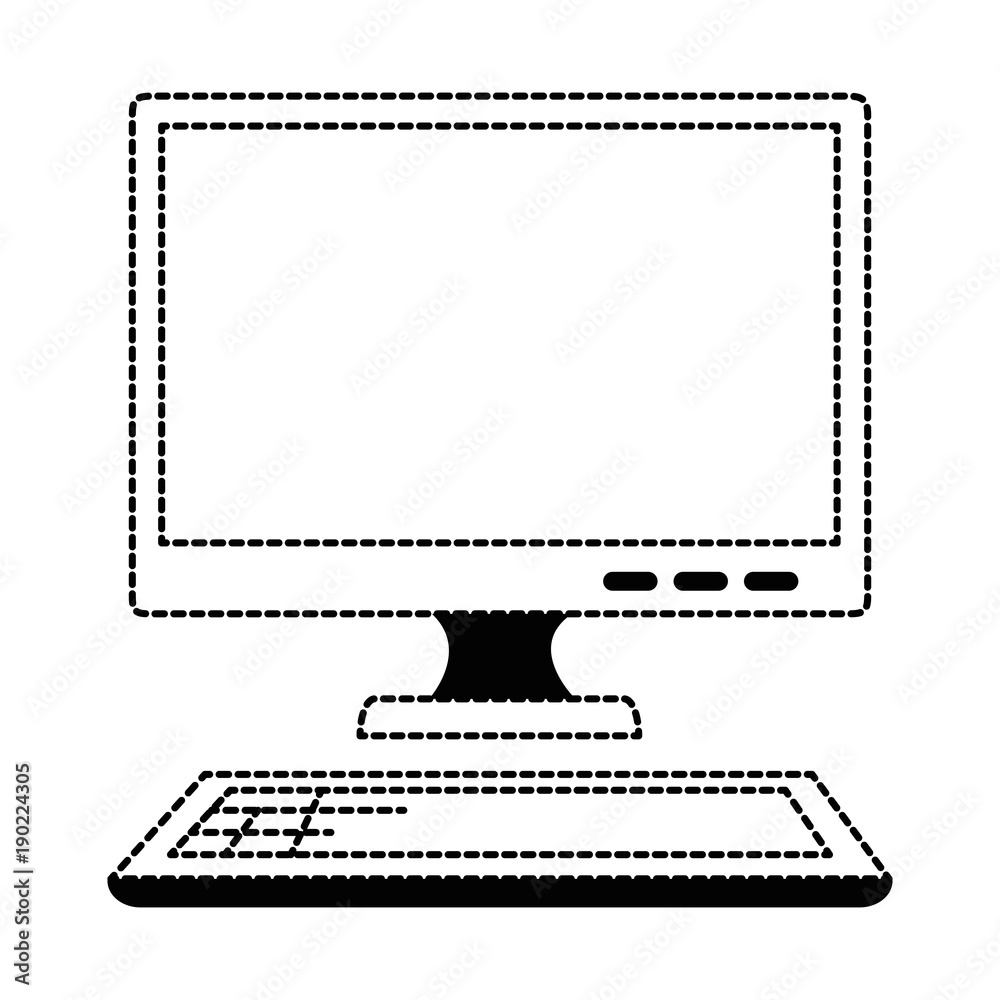 desktop computer isolated icon vector illustration design desktop computer isolated icon vector illustration design