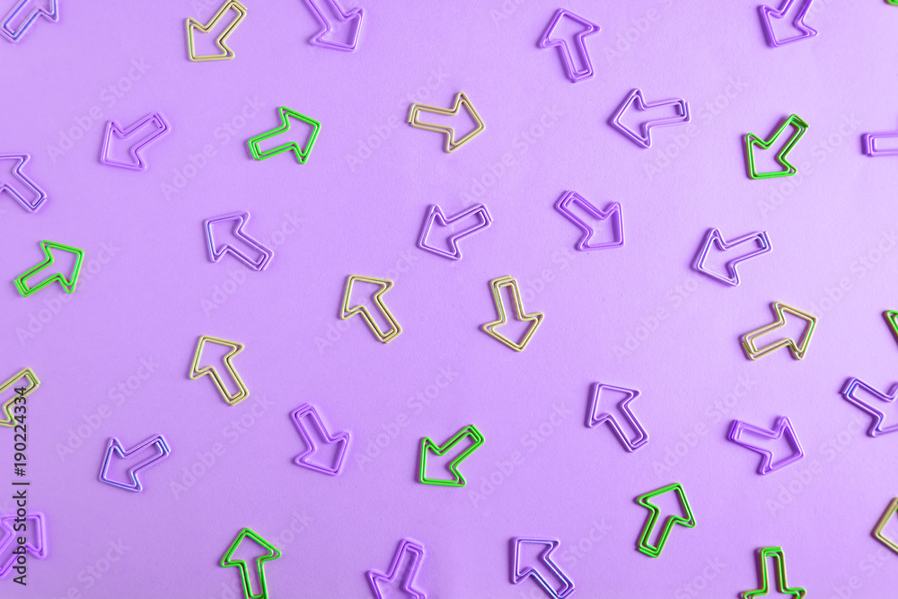abstract web background arrow paper clip 