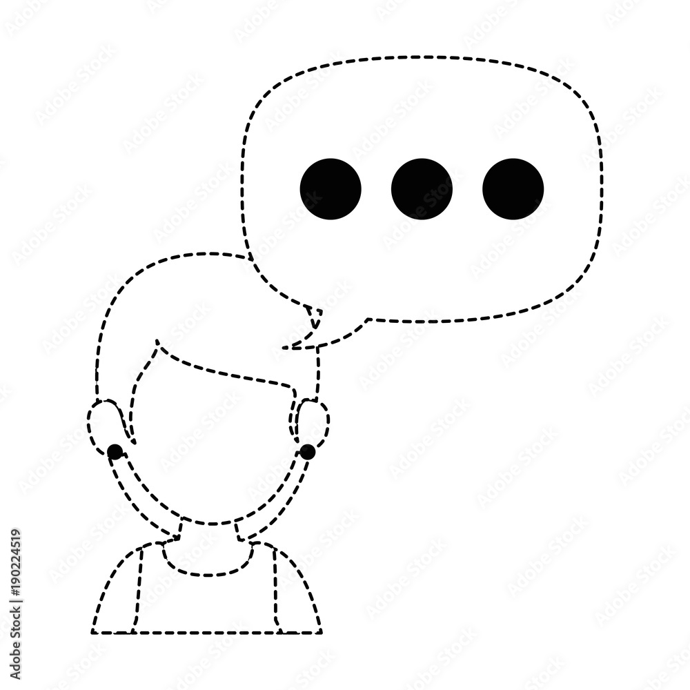 beautiful and young woman with speech bubble character vector illustration design beautiful and young woman with speech bubble character vector illustration design