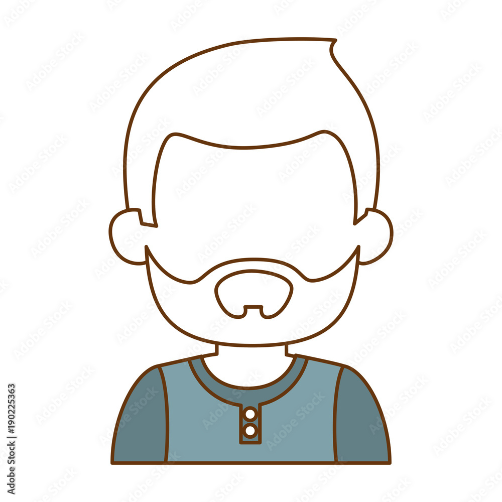 young man model avatar character vector illustration design young man model avatar character vector illustration design