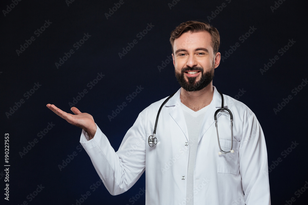 Portrait of a friendly male doctor