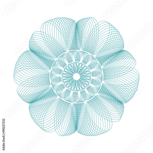 Guilloche pattern ornament