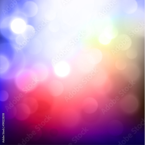 Colorful purple defocused lights background - eps10