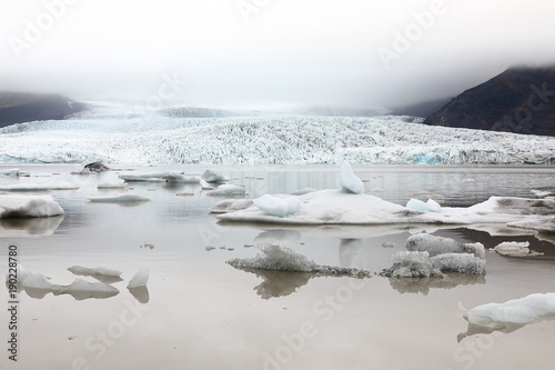 Gletscherlandschaft in Island