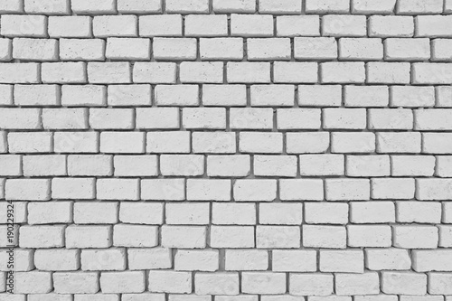 White old brick wall in decoration architecture.