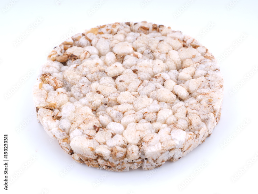 round breads on white background round breads on white background