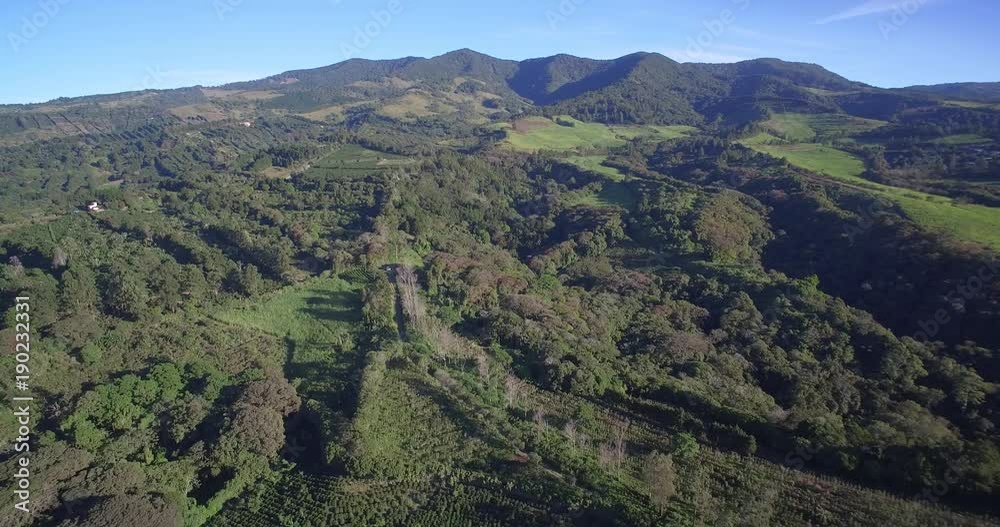 Aerial, Parque Nacional Juan Castro Blanco, Costa Rica Aerial, Parque Nacional Juan Castro Blanco, Costa Rica