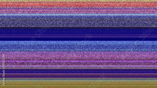 Multicoloured Horizontal Lines With Static 2