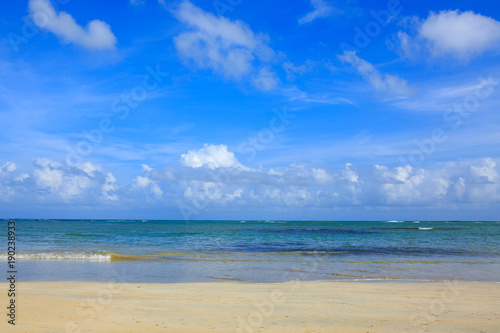Tropical sea and blue sky. © Swetlana Wall