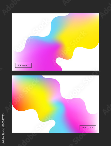 Rainbow colors on white background. Vibrant color