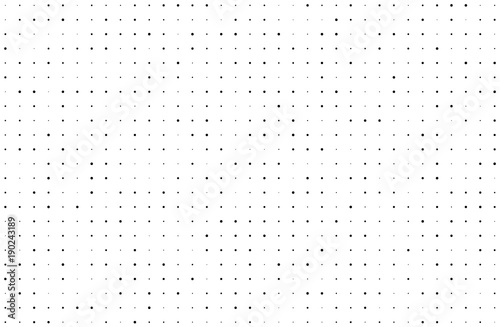 Grunge halftone background. Digital gradient. Dotted pattern with circles, dots, point small and large scale.